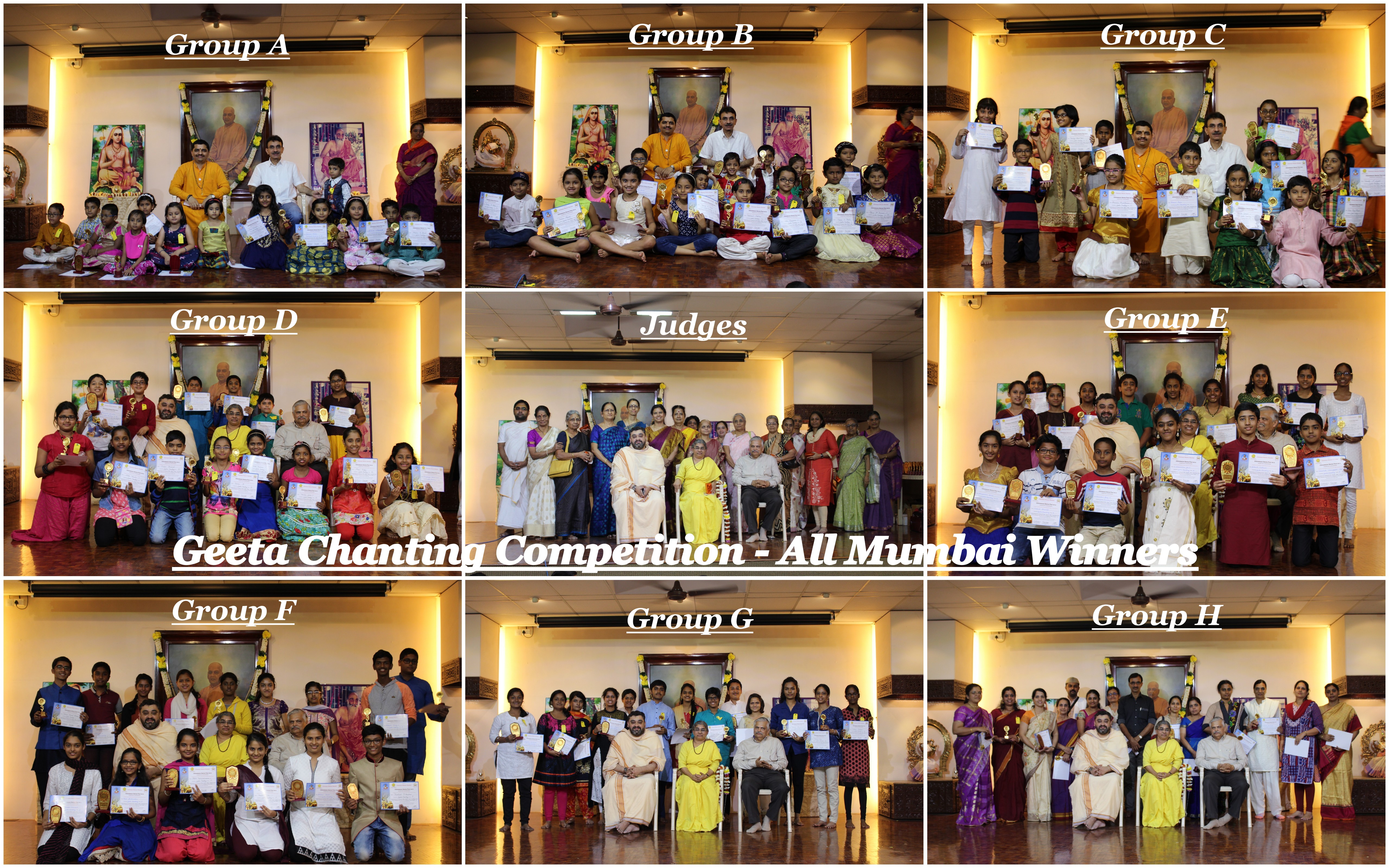 Geeta Chinating Competition 2016 - All Mumbai Winners